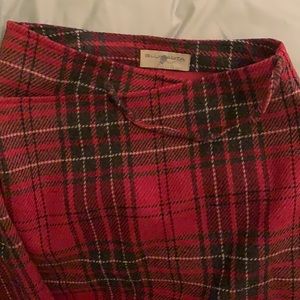 Plaid skirt